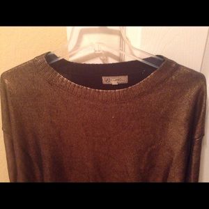 Dg2 gold metallic sweater